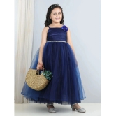 Toy Balloon Kids Navy Blue Net Girls Fit And Flare Dress ( Pack of 1 ) - None