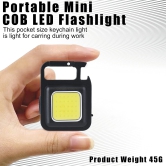 Rechargeable Mini Flashlights 1000 Lumen -COB/ Keychain/Bottle Opener/Waterproof-Pack of 2