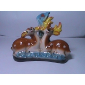 Peengan Vintage Deer Couple Figurine