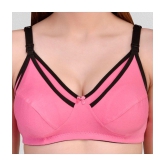 Zourt - Pink Cotton Non Padded Women's Everyday Bra ( Pack of 1 ) - None