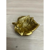 Aarna Creations Hand Crafted Reusable Metal Diya of 2| Artistic and Decorative Golden Diya Set in and Design (Patta Diya)