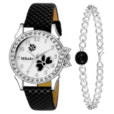 Mikado Leather Round Womens Watch