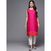 Women Pink Geometric Printed Kurta