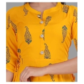 SIPET - Yellow Rayon Womens Anarkali Kurti ( Pack of 1 ) - None