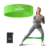 Slovic Rubber Compact Resistance Band Green - Medium to Heavy Resistance - Off White