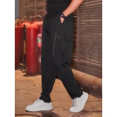 5 Pocket Black Baggy Cargo-L / Black