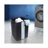 PrettyKrafts Set of 2 PVC Laundry Bag - Black