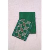 A TO Z CART Chiffon Embellished Saree With Blouse Piece - Green ( Pack of 1 ) - Green