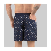 Navy Blue Cotton Mens Boxer- ( Pack of 1 ) - None