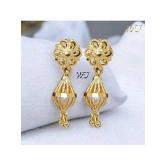 Vighnaharta Gold Jhumki Earrings ( Pack of 1 ) - Gold