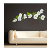 Decor Villa white flowers Vinyl Wall Stickers