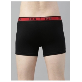 IC4 -  Black Cotton Blend Men's Trunks ( Pack of 2 ) - L