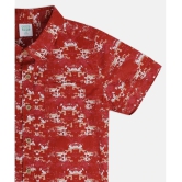 MINI KLUB Single 100% Cotton Half Sleeves Shirt ( Red ) - None