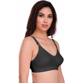 Eves Beauty Basic Bra Women Full Coverage Non Padded Bra-40D / Skin / Cotton Blend