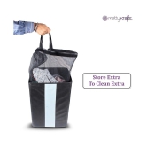 PrettyKrafts Set of 2 PVC Laundry Bag - Black