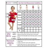 Addyvero - Red Cotton Blend Girls Skater Dress ( Pack of 1 ) - None