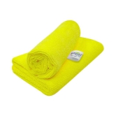 SOFTSPUN Microfiber Cleaning Cloths, 2pcs 40x40cms 340GSM Yellow! Highly Absorbent, Lint and Streak Free, Multi -Purpose Wash Cloth for Kitchen, Car, Window, Stainless Steel, Silverware.