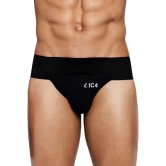 IC4 Black Gym Supporter Cotton Blend Mens Briefs ( Pack of 1 ) - None