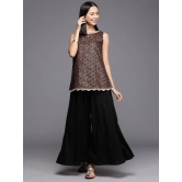 Women Printed Cotton Top with Palazzos