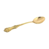 A & H ENTERPRISES - Brass Brass Dessert Spoon ( Pack of 3 ) - Brass