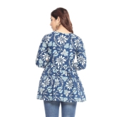 MANMAYEE  Women's Cotton Floral Print Top | Latest Trendy Short Tunic Tops