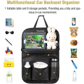 Car Seat Back Oraganizer Backseat Organiser Luxury Car Storage Organizer Multi-Pocket Hanging Seat Back Organiser Storage Bag for Vehicle Car