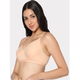 IN CARE LINGERIE - Beige Cotton Non Padded Womens T-Shirt Bra ( Pack of 1 ) - None