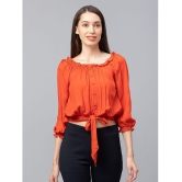 Globus - Orange Polyester Women''s Crop Top ( Pack of 1 ) - None