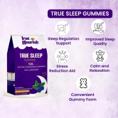 True Sleep Gummies with Melatonin, Ashwagandha (30 Gummies)