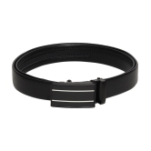 Zacharias - Black Leather Men's Casual Belt ( Pack of 1 ) - None