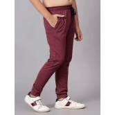 Diaz Maroon Cotton Blend Boys Trackpant ( Pack of 1 ) - None