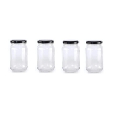 Somil - Storage Container Glass Transparent Pickle Container ( Set of 5 ) - Transparent