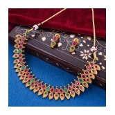 Sukkhi Alloy Multi Color Traditional Necklaces Set Collar - Multi Color