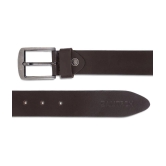 samtroh - Brown Leather Mens Casual Belt ( Pack of 1 ) - None