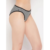 Clovia - White Nylon Striped Womens Bikini ( Pack of 1 ) - None