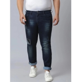 instaFab - Dark Blue Denim Regular Fit Mens Jeans ( Pack of 1 ) - None