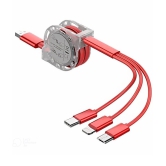 Red 3A Multi Pin Cable 1 Meter - Red