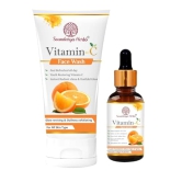 Soundarya Herbs Vitamin C Face Wash + Vitamin C Face Serum Combo Pack