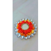 Red Flower Floating Diya  for Festive Decor