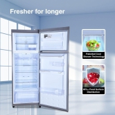 Godrej 308 L 2 Star Fully Convertible With Nano shield Technology Inverter Frost Free Double Door Refrigerator (RF EON 331B HCIT ST RH, Steel Rush)