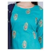 MAUKA Rayon Kurti With Palazzo - Stitched Suit - XS