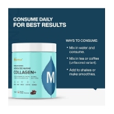 MyFitFuel Hydrolyzed Marine Collagen with Hyaluronic Acid, Biotin, Zinc & Vitamin C. 400g, Chocolate