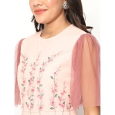 Rose Gradient Embroidered Dress