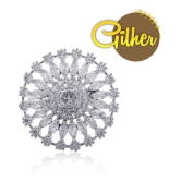 gilher- Silver Cocktail Rings (Pack of 1) - None