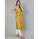 Antaran - Yellow Cotton Womens Straight Kurti ( Pack of 1 ) - None