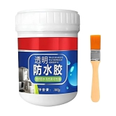 Anti Leakage Glue Waterproof Adhesive Roof Water Leakages Stops Glue for Wall, Transparent Crack Seal Leakage Protection Outdoor Bathroom Wall Tile Window Roof