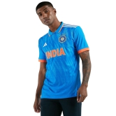 Official Adidas India Cricket ODI Jersey for Men: Breathable Performance Gear with Iconic Tiger Stripes (Colour - BLUE, Size - M) by Total Sporting And Fitness Solutions Pvt Ltd