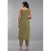 Maquien - Green Straight Rayon Women's Stitched Salwar Suit ( Pack of 1 ) - None