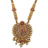 gilher - Gold Alloy Necklace Set ( Pack of 1 ) - Gold