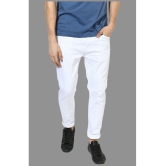 HALOGEN - White Denim Skinny Fit Men's Jeans ( Pack of 1 ) - None